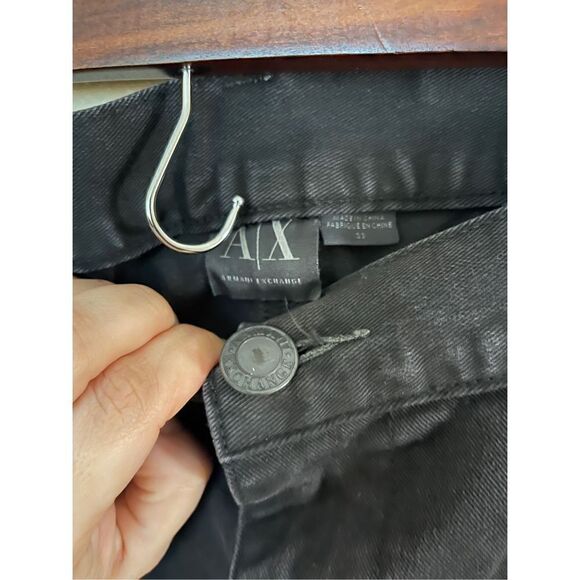 Armani Exchange Mens Cargo Pants Jeans Size 33 Black - Picture 3 of 8
